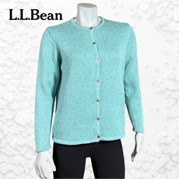 L.L. Bean Sweaters - L.L. Bean Women’s Button Front Cardigan Sweater Size L
